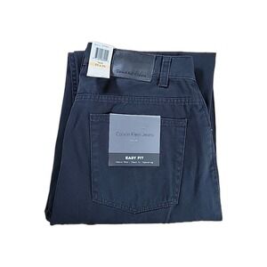 New Calvin Klein Jeans Black Men's Easy Fit  Size 33 X 32  Tapered Leg NWT